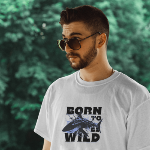 Born To Be Wild: Unisex Cotton Tee